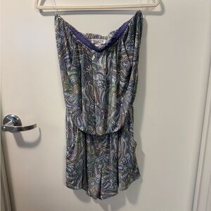 Ariella Paisley Print Romper (L)